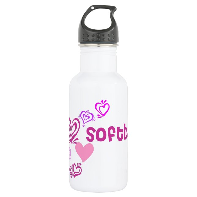 Bouteille D'eau En Acier Inoxydable Le base-ball d'amour (Devant)