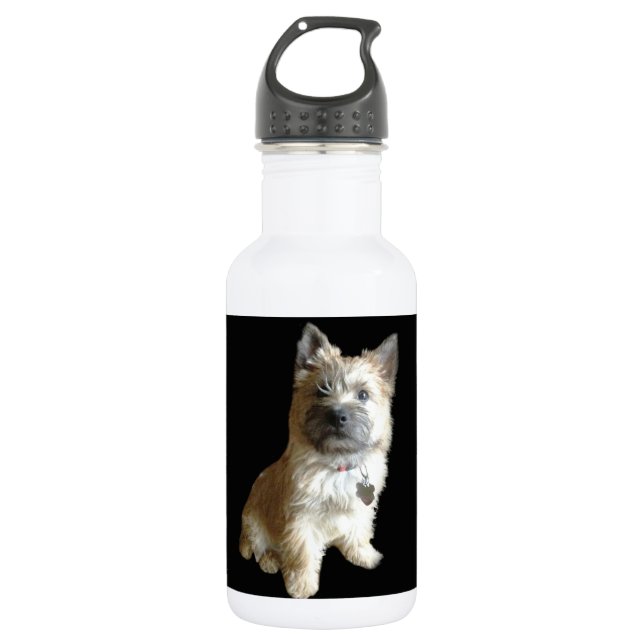 Bouteille D'eau En Acier Inoxydable Le cairn Terrier le plus mignon jamais !  Plus (Devant)