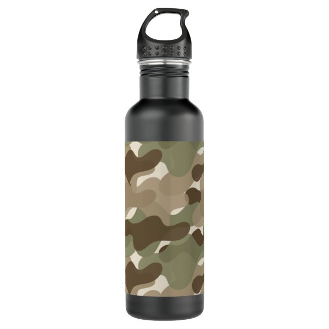 Bouteille D'eau En Acier Inoxydable Le camouflage Camo BPA libèrent (Devant)