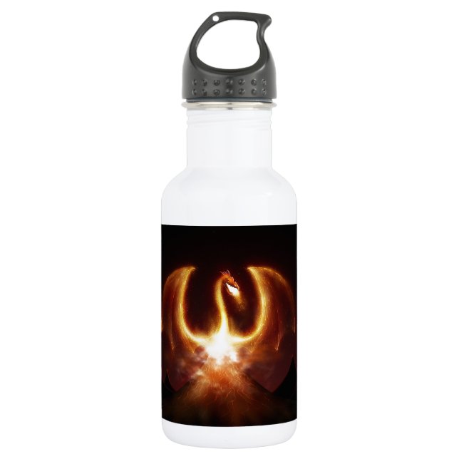 Bouteille D'eau En Acier Inoxydable le feu de dragon (Devant)