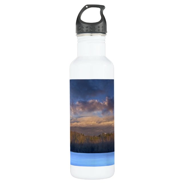 Bouteille D'eau En Acier Inoxydable Le mont Mansfield Sunset Vermont (Devant)