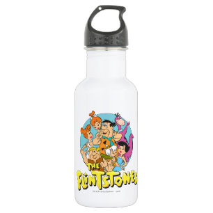 Bouteille D'eau En Acier Inoxydable Les Flintstones et le graphique de famille de
