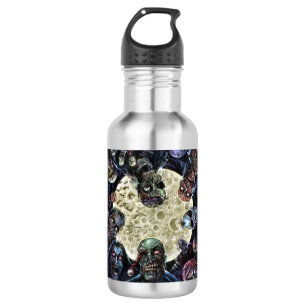 Bouteille D'eau En Acier Inoxydable Les zombis attaquent (l'horde de zombi)