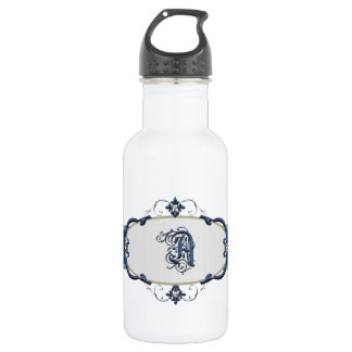 Bouteille D'eau En Acier Inoxydable LETTRE Bleue MONOGRAPHIQUE A Rothenburg
