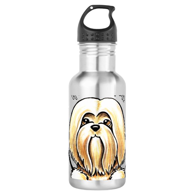Bouteille D'eau En Acier Inoxydable Lhasa Apso IAAM (Devant)