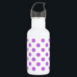 Bouteille D'eau En Acier Inoxydable Lilac et pois blancs<br><div class="desc">Lilac et pois blancs</div>