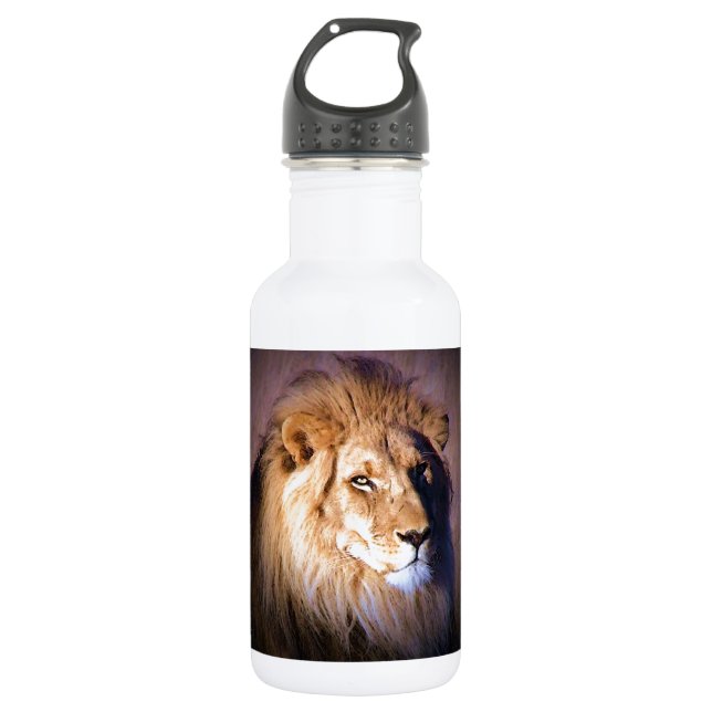 Bouteille D'eau En Acier Inoxydable Lion (Devant)