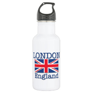 Bouteille D'eau En Acier Inoxydable Londres et Union Jack