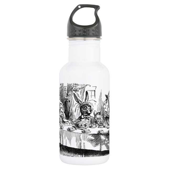 Bouteille D'eau En Acier Inoxydable Mad Hatter (Devant)