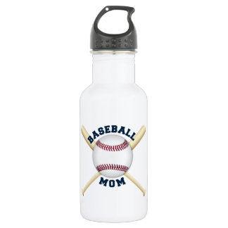 Bouteille D'eau En Acier Inoxydable Maman branchée de baseball