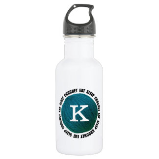 Bouteille D'eau En Acier Inoxydable Manger Crochet de sommeil ・ Monogramme de fils