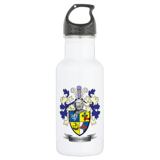 Bouteille D'eau En Acier Inoxydable Manteau de crête de famille de McConnell des bras