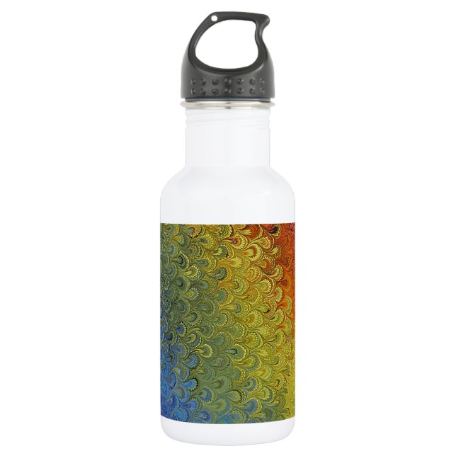 Bouteille D'eau En Acier Inoxydable Marbre arc-en-ciel (Devant)