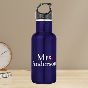 Bouteille D'eau En Acier Inoxydable Mariée personnalisée