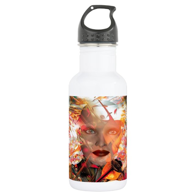 Bouteille D'eau En Acier Inoxydable Mind traveler (Devant)