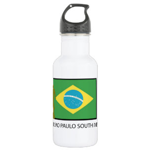 BOUTEILLE D'EAU EN ACIER INOXYDABLE MISSION DU SUD LDS DU BRÉSIL SAO PAULO