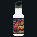 Bouteille D'eau En Acier Inoxydable Mona Lisa Romantic Funny Art coloré<br><div class="desc">Cette merveilleuse invitation prend des éléments de la Mona Lisa et de Van Gogh's Starry nuit pour faire un thème mariage exceptionnellement unique et fantasque stationnaire pour une invitation, merci, numéro de table, et plus encore! Mona Lisa - Cette image présente la Mona Lisa avec son homme, dansant dans la...</div>