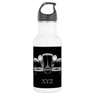 Bouteille D'eau En Acier Inoxydable monogramme personnalisé de voiture Vintage