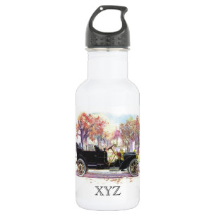 Bouteille D'eau En Acier Inoxydable monogramme personnalisé de voiture Vintage