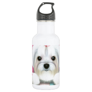 BOUTEILLE D'EAU EN ACIER INOXYDABLE MORKIE SHELLY