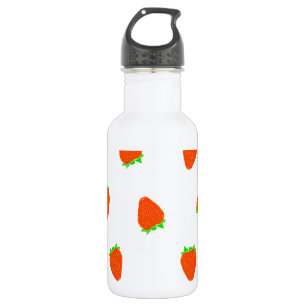 Bouteille D'eau En Acier Inoxydable motif à fraise
