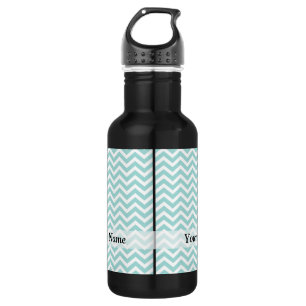 Bouteille D'eau En Acier Inoxydable Motif Aqua chevron