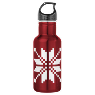 Bouteille D'eau En Acier Inoxydable Motif de Noël des flocs de neige de Noël