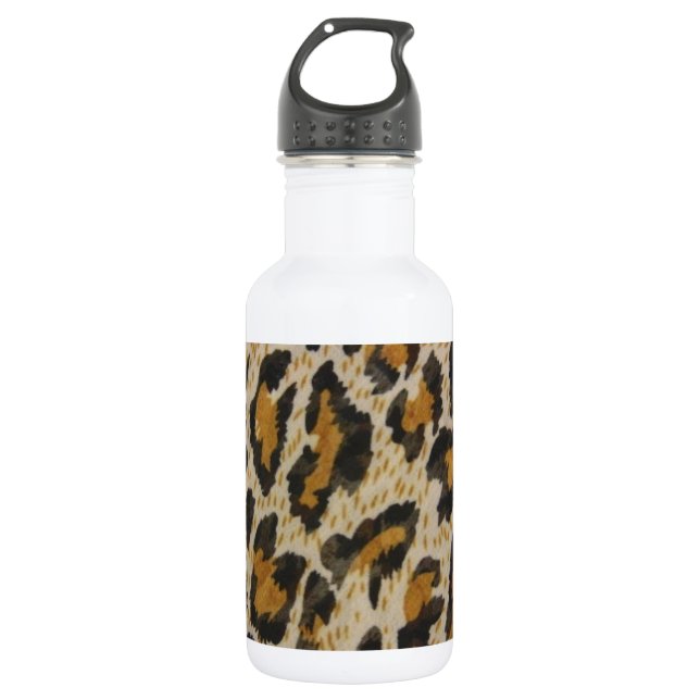 Bouteille D'eau En Acier Inoxydable Motif — Leopard (Devant)