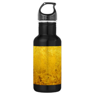 Bouteille D'eau En Acier Inoxydable motif OR pur / feuille d'or