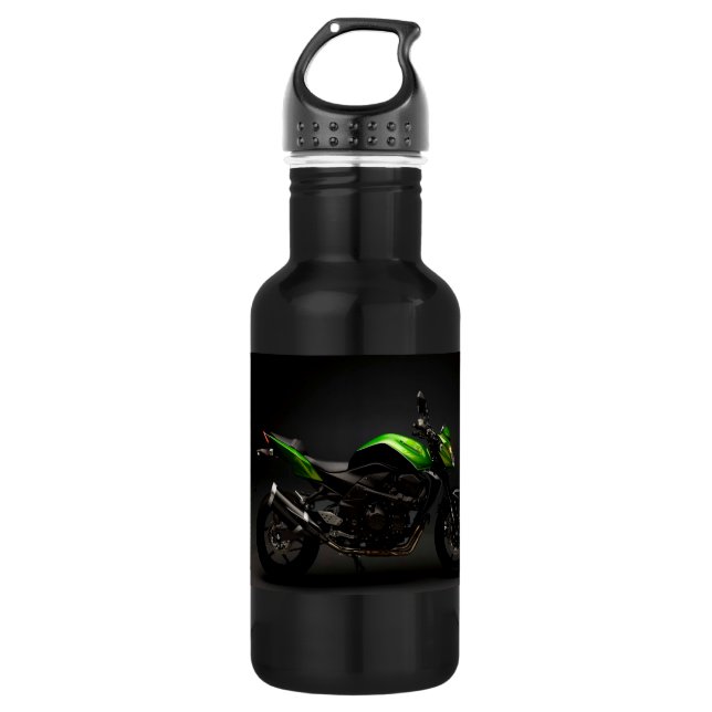 Bouteille D'eau En Acier Inoxydable motos Kawasaki z750 (Devant)