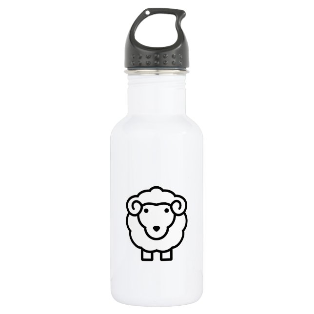 Bouteille D'eau En Acier Inoxydable Moutons (Devant)