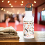 Bouteille D'eau En Acier Inoxydable Né à Dance Brown ID277<br><div class="desc">Danser votre passion ? Cette bouteille d'eau en acier inoxydable cool avec un design de nuage de mot dit tout. Certains mots, entrecoupés de notes musicales, sont : respirer, vivre, l'amour, la danse, le rythme et né à la danse. Cette version présente des tons chauds de brun, d'or et d'orange...</div>