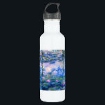 Bouteille D'eau En Acier Inoxydable Nénuphars de Monet<br><div class="desc">Bouteille d'eau de nénuphars de Monet. Peinture à l'huile sur la toile à partir de 1916. Monet a peint son étang célèbre de nénuphar d'une manière obsédante pendant les années finales de sa carrière, tirant l'inspiration de la lumière du soleil et son effet changeant sur l'eau et les fleurs et...</div>