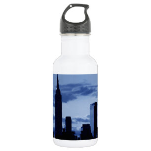 Bouteille D'eau En Acier Inoxydable New York City & Blue Night
