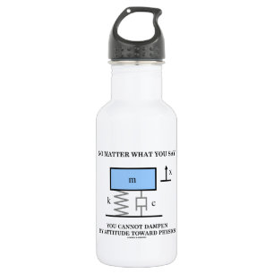 Bouteille D'eau En Acier Inoxydable N'importe ce que vous dites vous ne pouvez pas