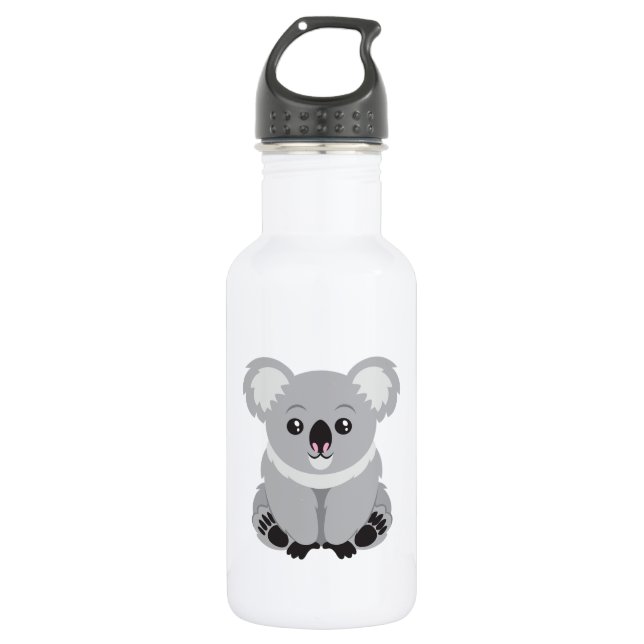 Bouteille D'eau En Acier Inoxydable Ours de koala mignon (Devant)