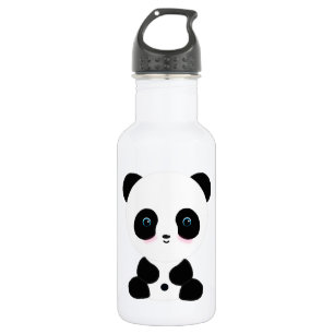Bouteille D'eau En Acier Inoxydable Ours panda de rougissement mignon