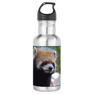 Bouteille D'eau En Acier Inoxydable Ours panda rouge doux