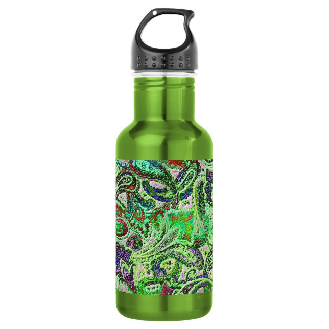 Bouteille D'eau En Acier Inoxydable Paisley 1 (Devant)