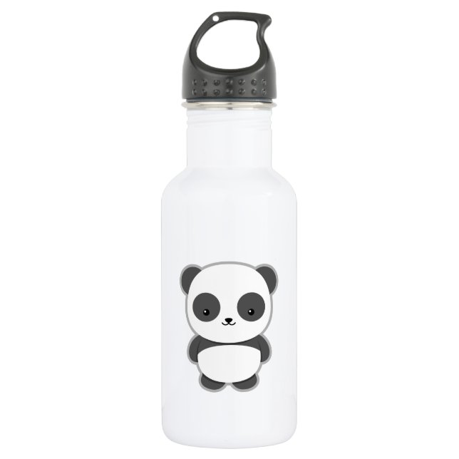 Bouteille D'eau En Acier Inoxydable Panda de Kawaii (Devant)
