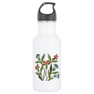 Bouteille D'eau En Acier Inoxydable Papier peint floral Art Nouveau Joli