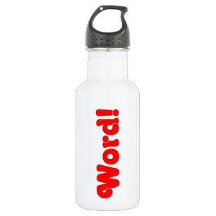 Bouteille D'eau En Acier Inoxydable Parole !