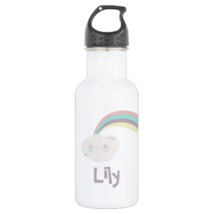 Bouteille d'eau en acier inoxydable Pastel Rainbow