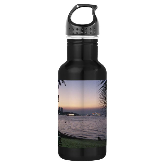 Bouteille D'eau En Acier Inoxydable Pattaya Beach Sunset ... Chonburi, Thaïlande (Devant)