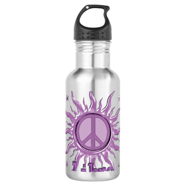 Bouteille D'eau En Acier Inoxydable Peace Sun Libra (Devant)