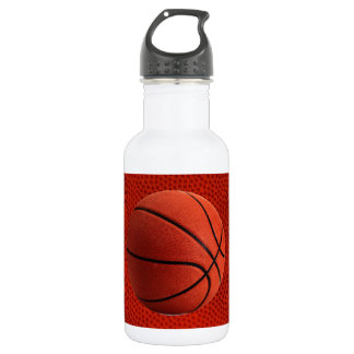 Bouteille D'eau En Acier Inoxydable Peau de texture de gros plan du basket