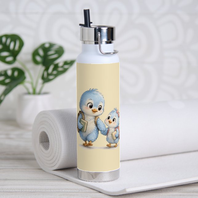 Bouteille d'eau en acier inoxydable Petit Frère Oi (Yoga (pivotée))