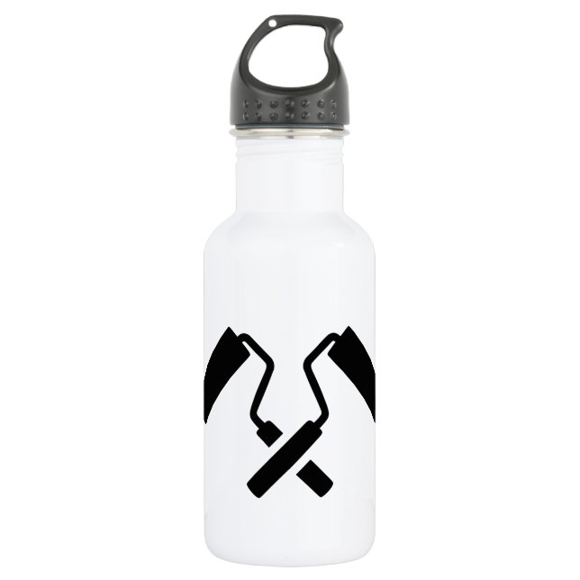 Bouteille D'eau En Acier Inoxydable Petits pains croisés de peintre (Devant)