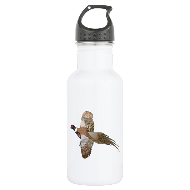 BOUTEILLE D'EAU EN ACIER INOXYDABLE PHÉASANT (Devant)