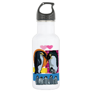 Bouteille D'eau En Acier Inoxydable Pingouin